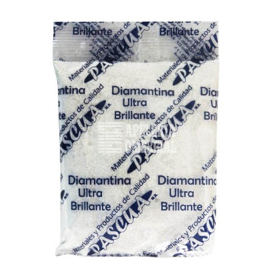 DIAMANTINA METALICO C/50 GRS. BLANCA